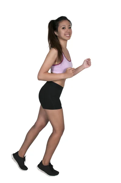 Kvinna jogger — Stockfoto