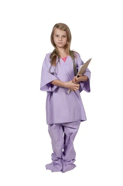 Little Girl Surgeon — Stock Photo, Image