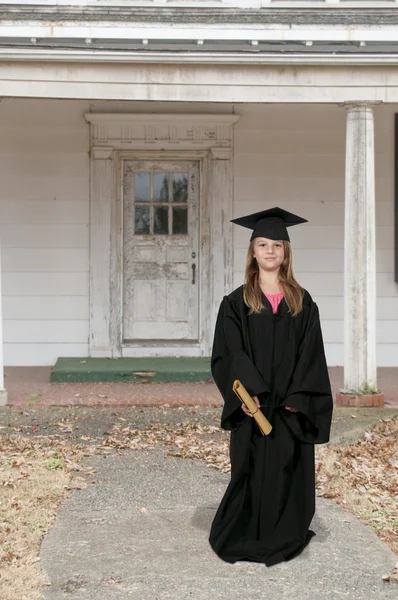 Menina Graduada — Fotografia de Stock