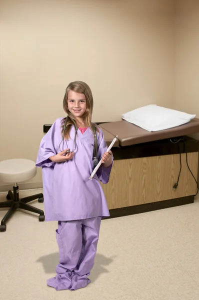 Little Girl Surgeon — Stock Photo, Image