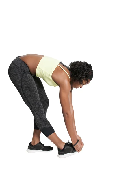 Mujer haciendo yoga — Foto de Stock