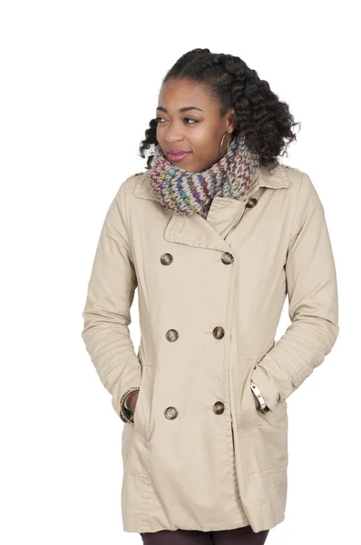 Woman in Winter Coat — Stock Photo, Image