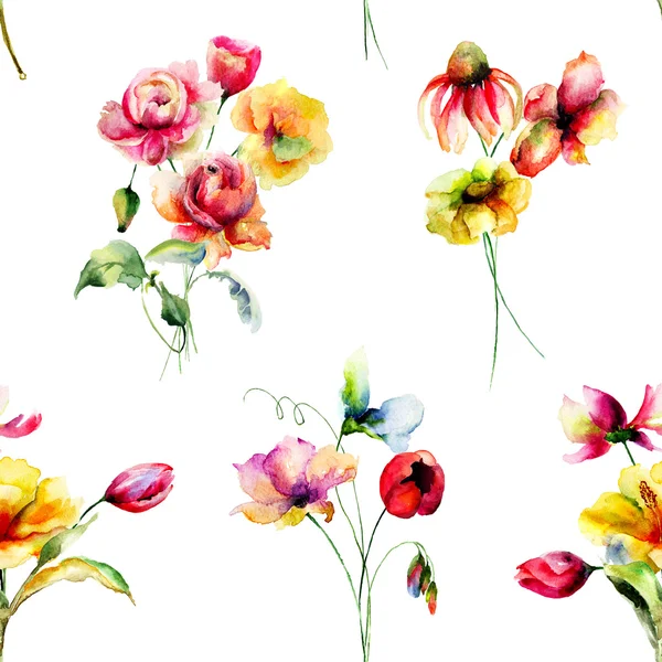 Floral seamless pattern — Stock Photo, Image