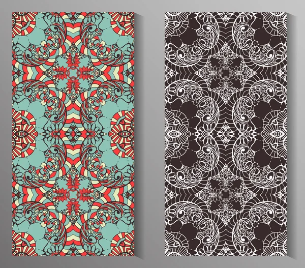 Handgezeichnete nahtlose abstrakte Muster — Stockvektor