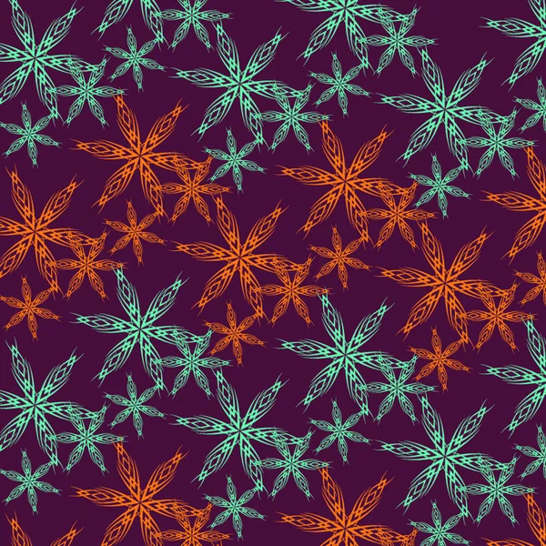 Navidad abstracto copos de nieve patrón de fondo — Archivo Imágenes Vectoriales