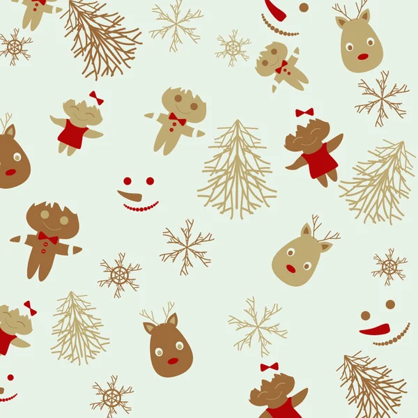 Різдвяний абстрактний фон зі сніжинками — стоковий вектор