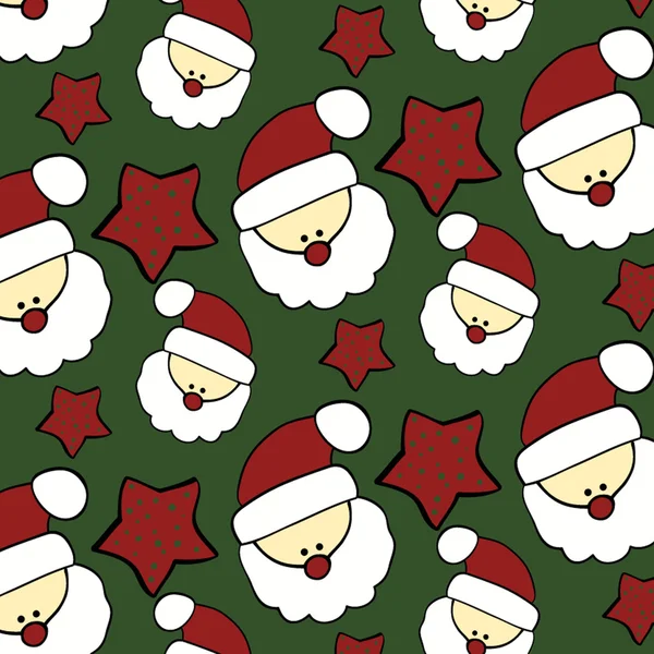 Weihnachten Schmuck Muster Hintergrund — Stockvektor