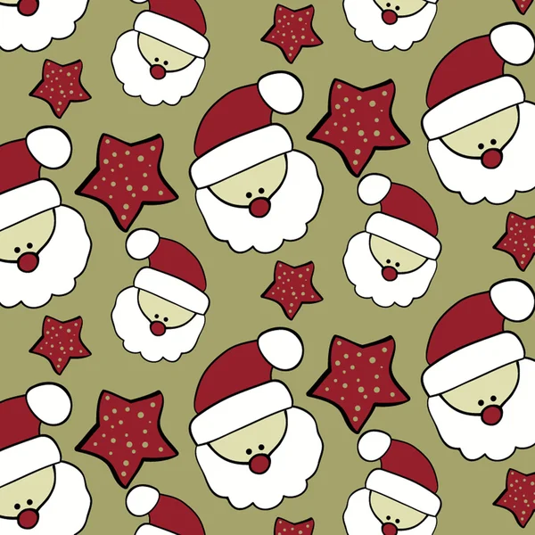 Navidad ornamento patrón fondo — Archivo Imágenes Vectoriales