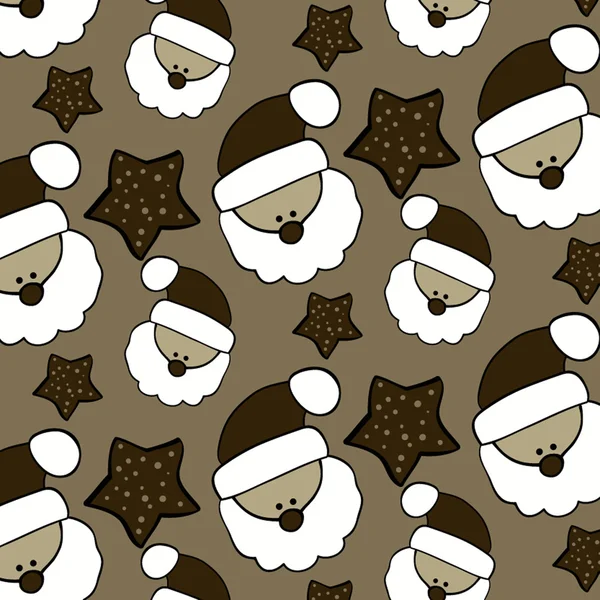 Christmas ornament patroon achtergrond — Stockvector