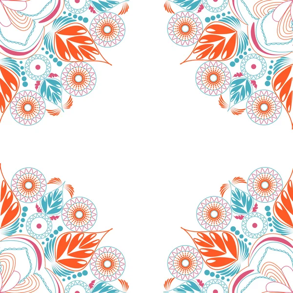 Fondo floral abstracto — Vector de stock