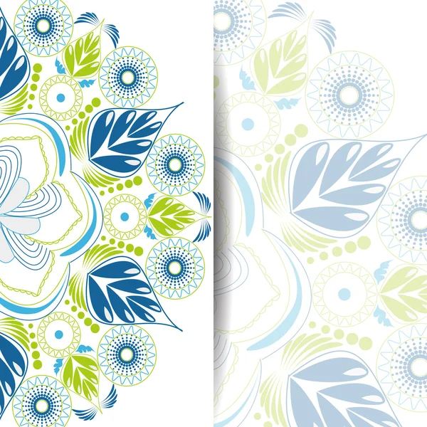 Fondo floral abstracto — Vector de stock