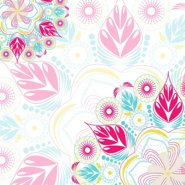 Fondo de encaje floral — Vector de stock