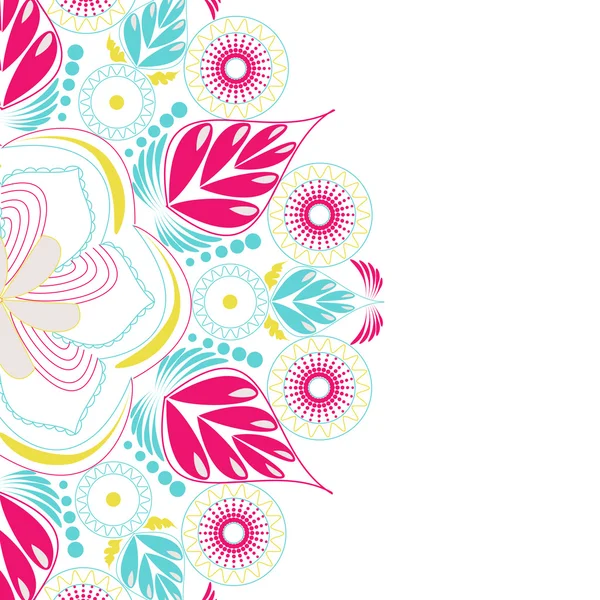 Fondo de encaje floral — Vector de stock