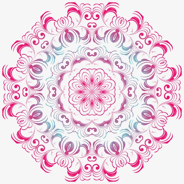 Floral kant achtergrond — Stockvector