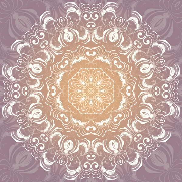 Floral lace background — Stock Vector