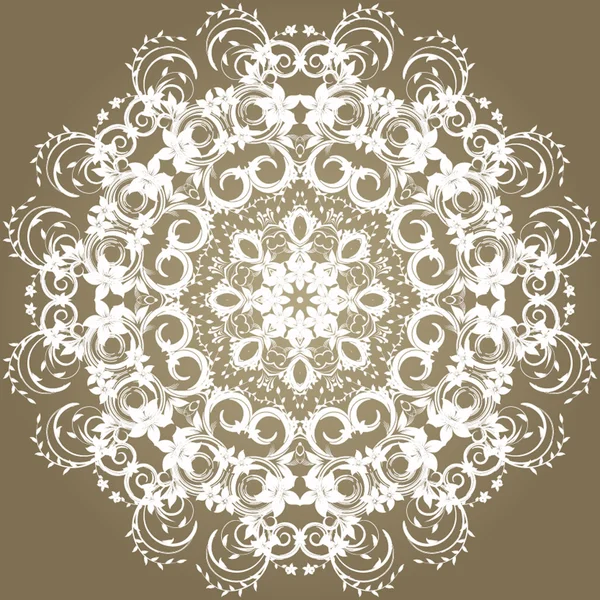 Decorative Rosettes pattern — Stock Vector