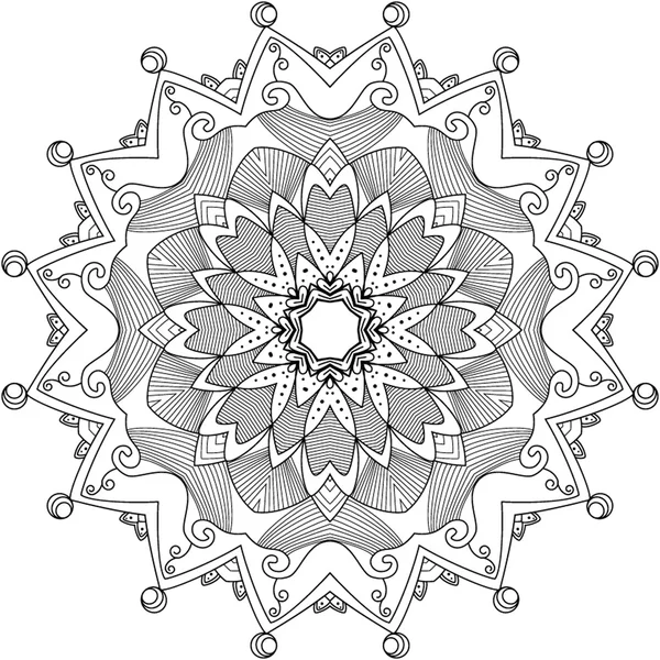 Dekorativa rosetter mönster — Stock vektor