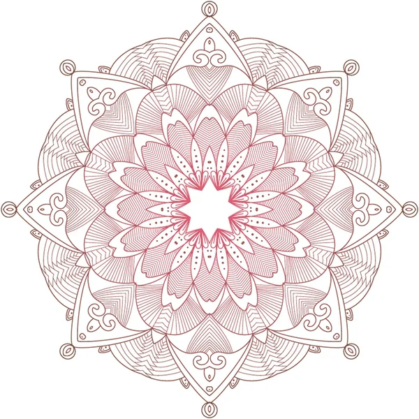 Patrón decorativo Rosetas — Archivo Imágenes Vectoriales