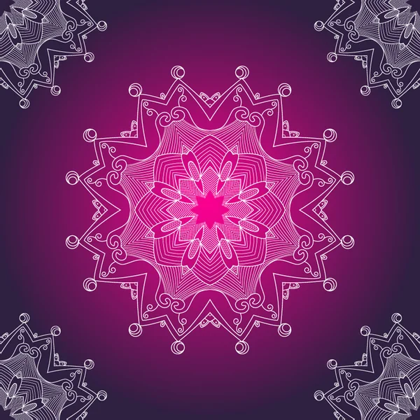 Rosettes décoratives motif — Image vectorielle