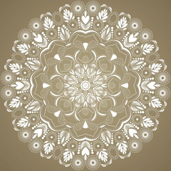 Decorative Rosettes pattern — Stock Vector