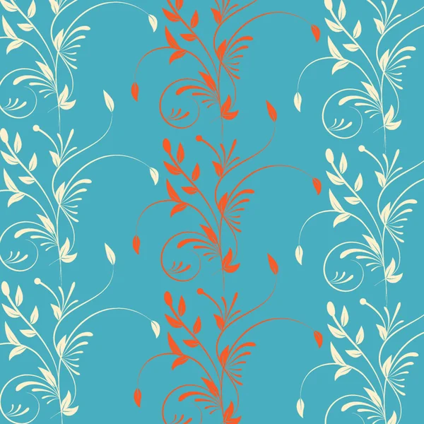 Patrón floral abstracto — Vector de stock