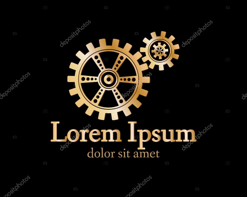 Gears logo template — Stock Vector © Mary1507 72682619