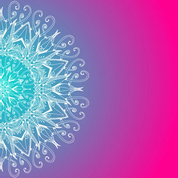 Mandala. Patrón de ornamento redondo — Vector de stock