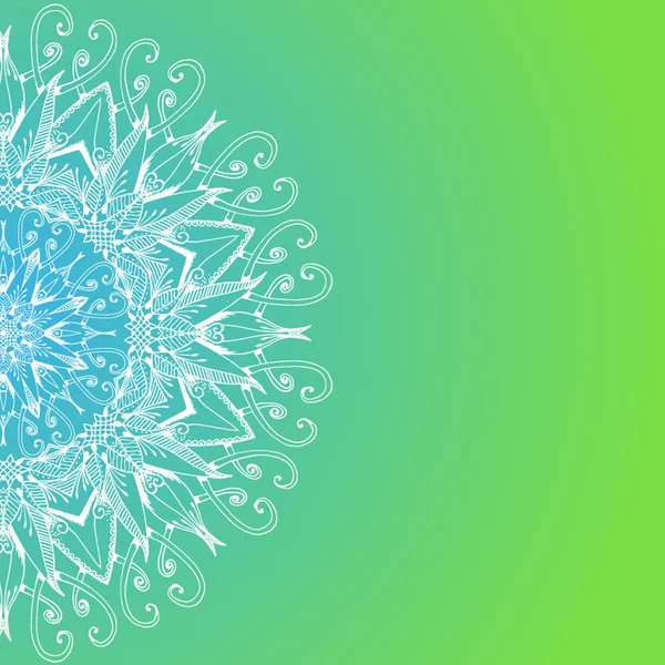 Mandala. Modèle d'ornement rond — Image vectorielle