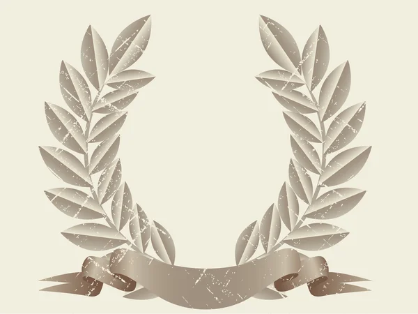 Retro laurel wreath — Stock Vector