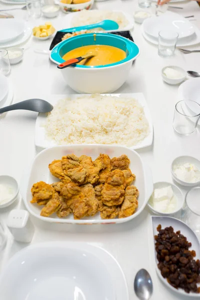 Different varieties of ingredients for making lunch — Stock Photo, Image