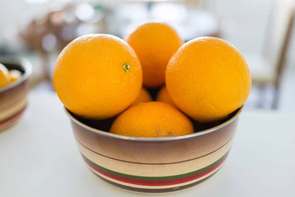 Orange on the table — Stock Photo, Image