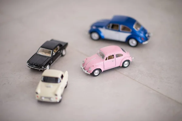 Oldtimer kleine auto speelgoed — Stockfoto