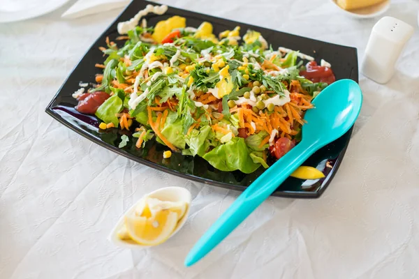 Verschillende soorten ingrediënten voor het maken van lunch — Stockfoto