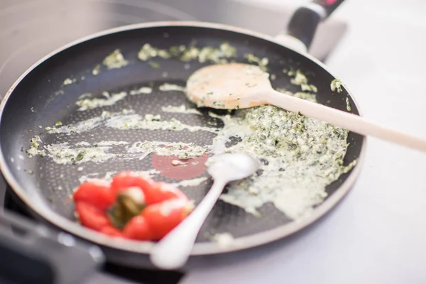 Diferentes variedades de ingredientes para hacer el almuerzo —  Fotos de Stock