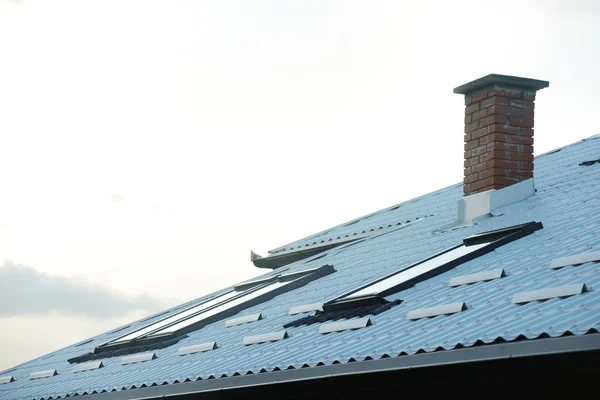 Building roof construction — Stock Photo, Image