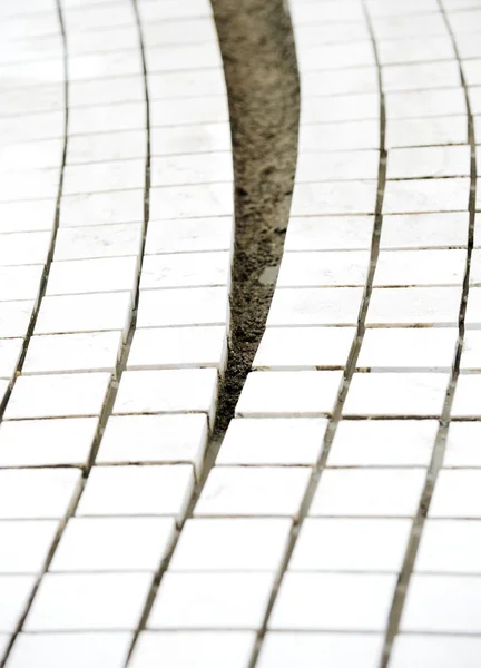 Sidewalk pavement with stone blocks — Stock Photo, Image