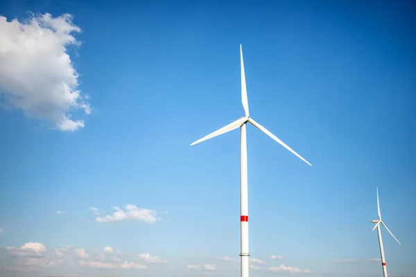 Wind turbine farm generators — Stock Photo, Image