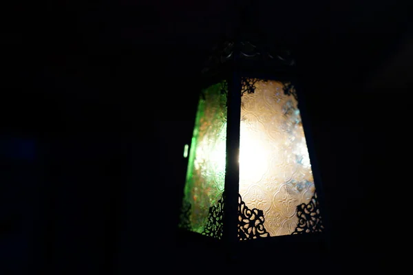 Ραμαζάνι φανάρι φως λαμπτήρα — Φωτογραφία Αρχείου