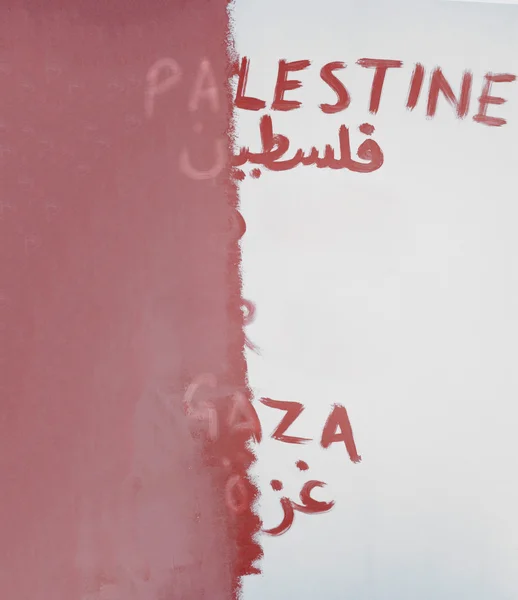 Eltörlik a Palesztina a térképen — Stock Fotó