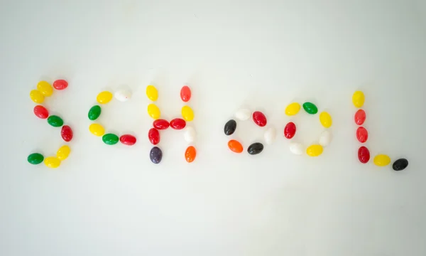 Vértes színes cukorkák — Stock Fotó