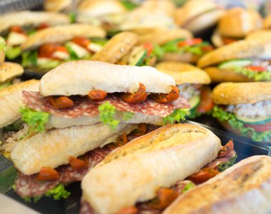 taze yapılmış sandviç