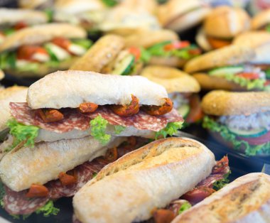 taze yapılmış sandviç