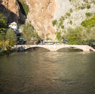 Blagaj Buna evde ünlü Derviş