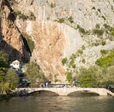 Blagaj Buna evde ünlü Derviş