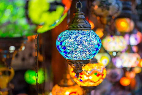 Belles lanternes colorées — Photo