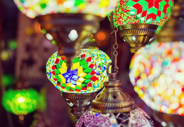 Belles lanternes colorées — Photo