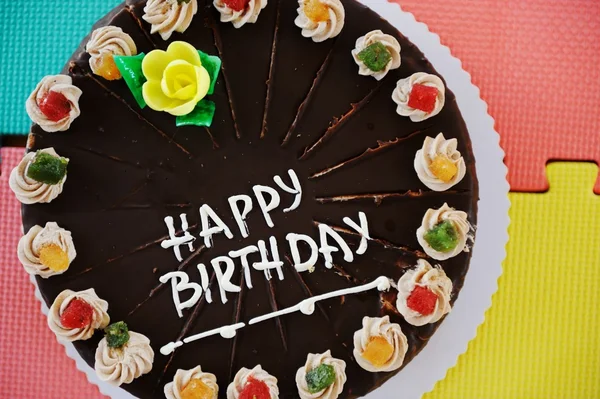 Торт на день народження — стокове фото