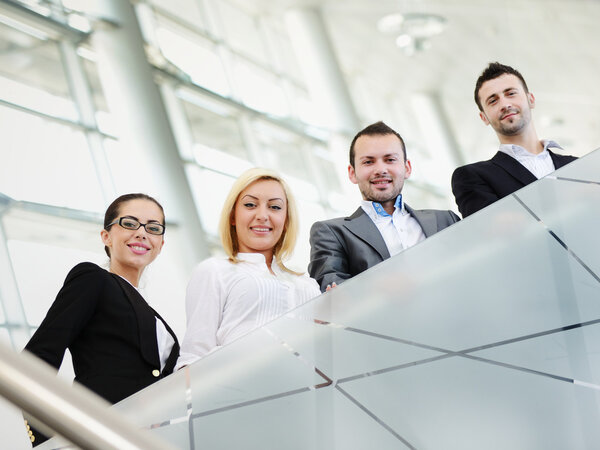 Group of businesspeople standing together