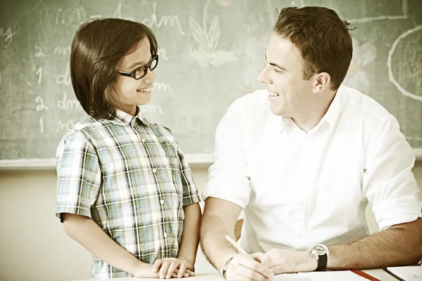 Children having lesson — Stock Photo, Image