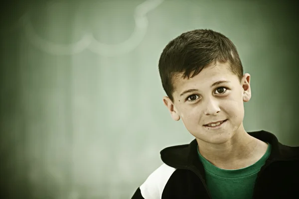 Miúdo Alegre Escola — Fotografia de Stock